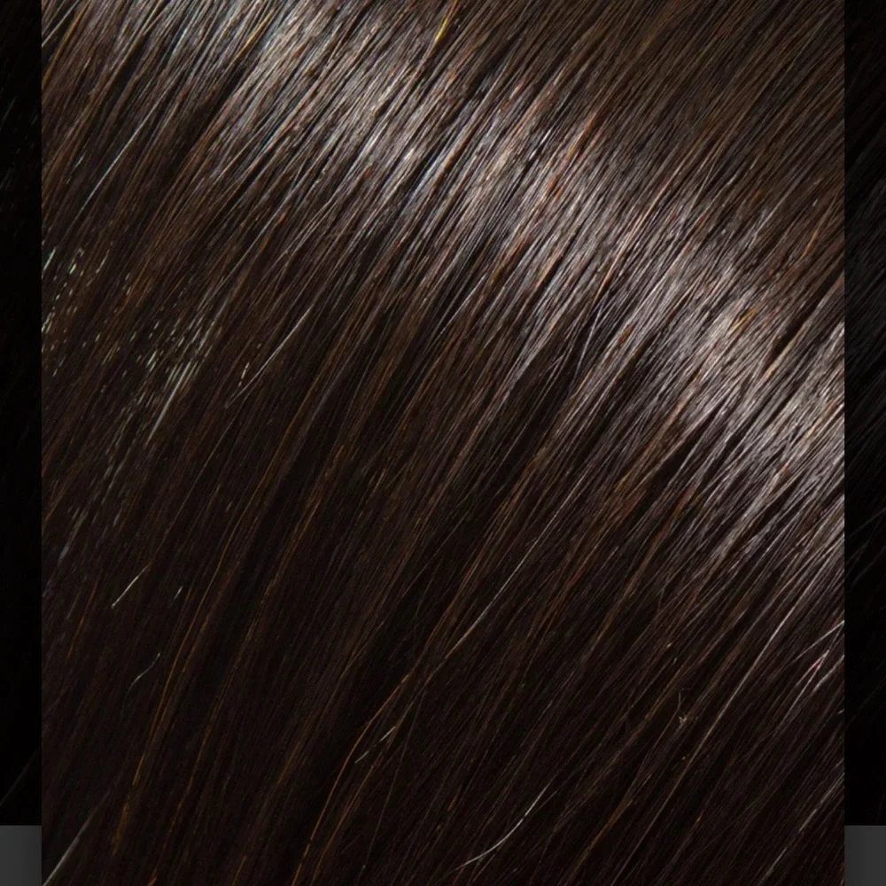 Donna Bella Hair Premium Clip In Extensions 14” Darkest brown and jet black